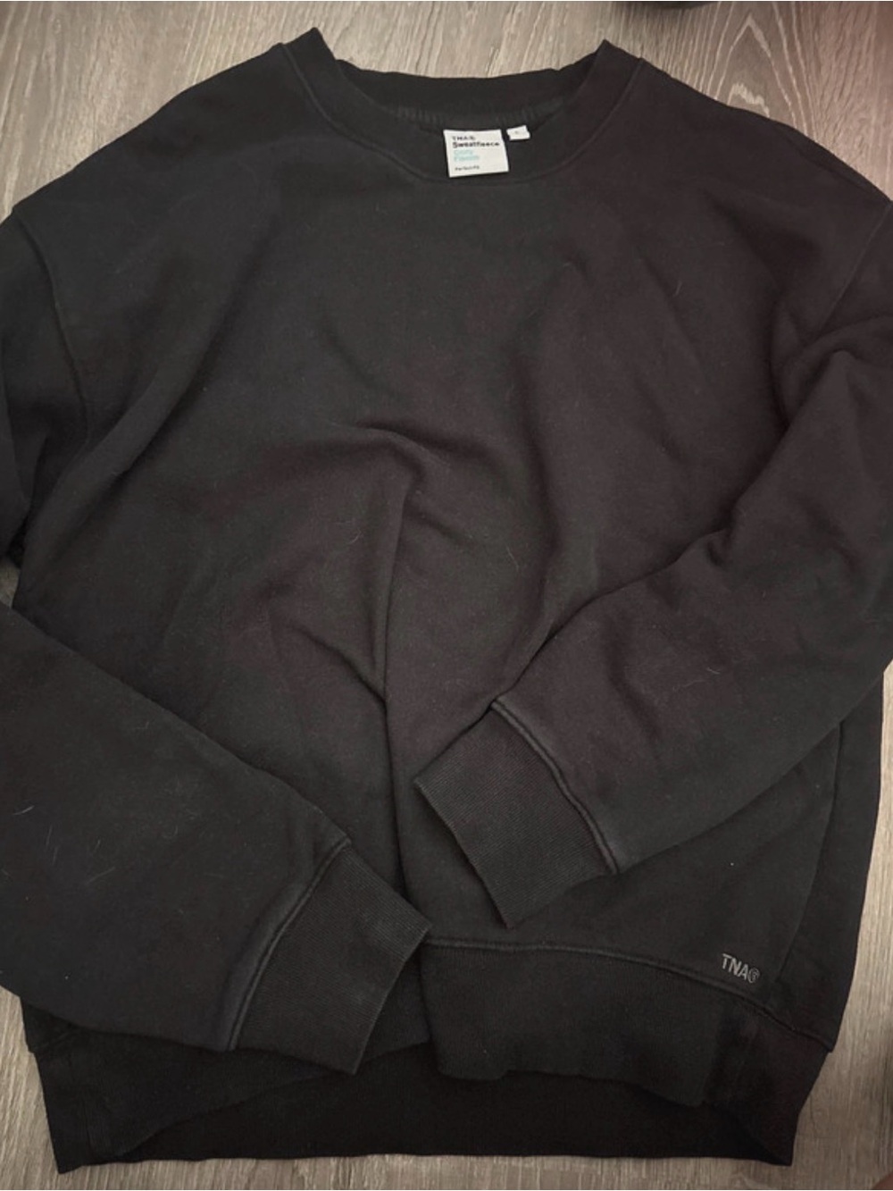 TNA Black Crewneck Sweatshirt